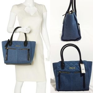 Kenneth Cole Reaction - Quilted Denim Satchel